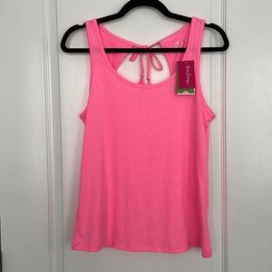 Lilly Pulitzer Noemi Tank Pink Sunset M